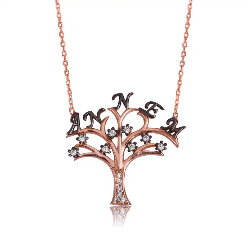 

Silver Mom Written Life Tree Women 'S Necklace