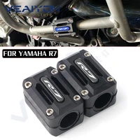 high quality motorcycle cnc aluminum engine protection guard bumper decorative block for yamaha yzf r7 yzf r7 yzfr7 2021 2022