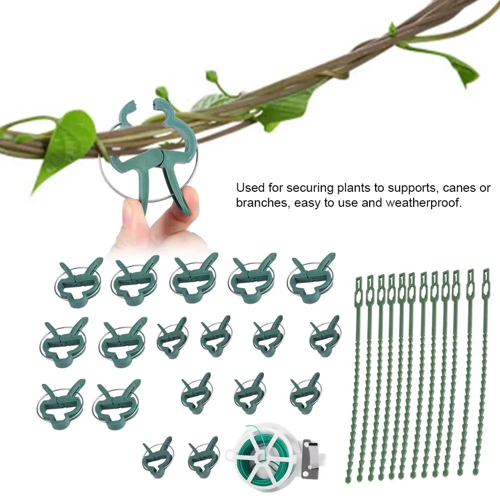 20 шт./компл. зажимы для подвязки помидоров из мешковины тика выращивания овощей