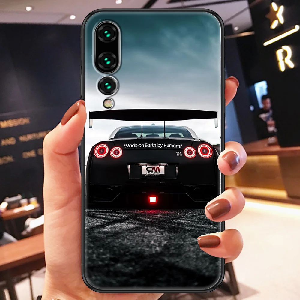 Спортивный GTR чехол для телефона с логотипом автомобиля Huawei P Mate P10 P20 P30 P40 10 20 Smart Z