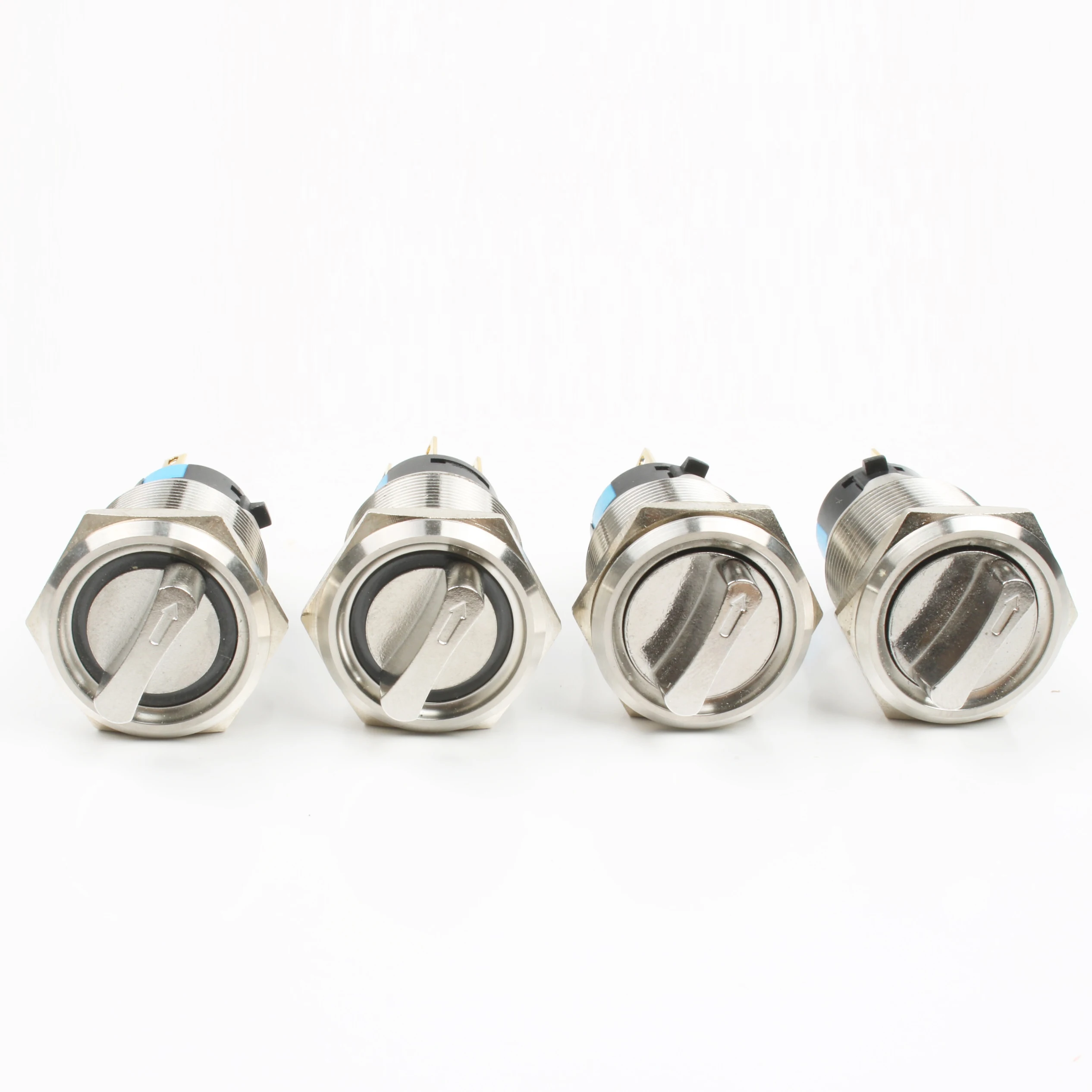 Металлическая флейта-кнопка 22 мм латунная фиксация 2 или 3 положения поворотная