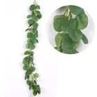 Гирлянда из искусственных листьев эвкалипта, 1 м