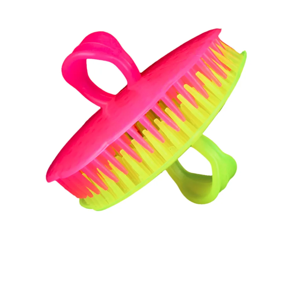 Массажная щетка для мытье шампунем волос массажная расческа кожи головы душ тело