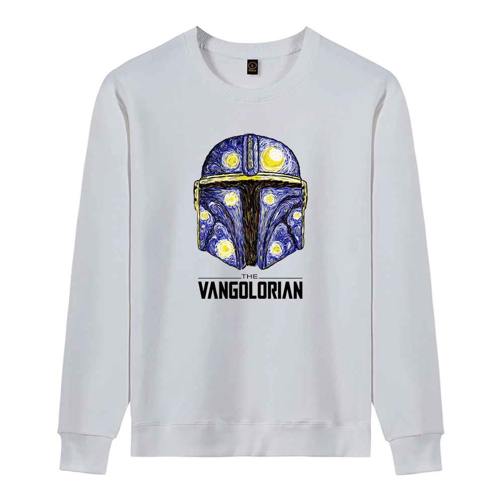 

Женские свитшоты с принтом мандалор, милая женская одежда Диснея, осенняя хлопковая уличная одежда с длинным рукавом, модная Толстовка