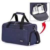 2021 oxford men travel handbag large capacity duffle independent shoes storage big fitness bags carry on weekend bagxa500f