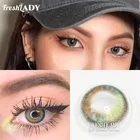 Контактные линзы Freshlady натурального цвета для глаз, 1 пара, ежегодные мягкие контактные линзы для красивых учеников, 14,00 мм, модные линзы для макияжа