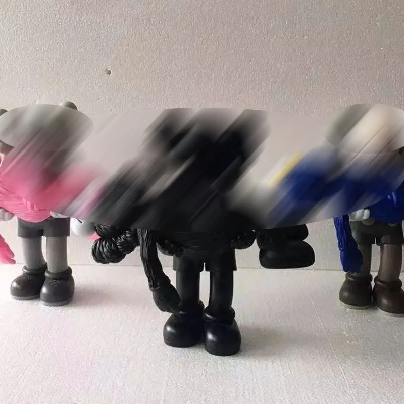 

Hot Sale 38cm Bear PVC Dolls GONE Bear Bricklys Action Figures Blocks Collectible Models Toys