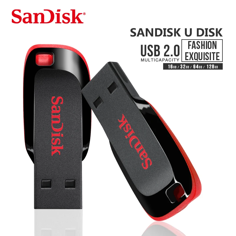 

SanDisk SDCZ50 Mini USB Flash Drive 128GB 64GB 32GB 16GB 8GB pendrive USB2.0 Flash Drive pen drive memory stick disk