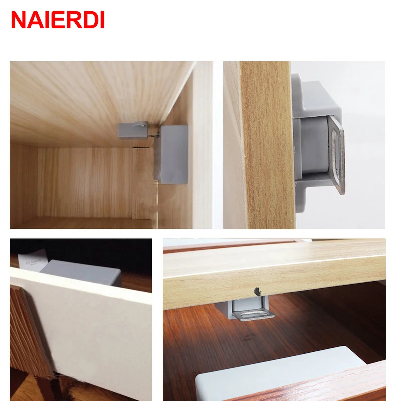 NAIERDI Digital Cabinet Intelligent Electronic Locks Invisible Sensor Lock EMID IC Card Drawer For Wardrobe Furniture Hardware |