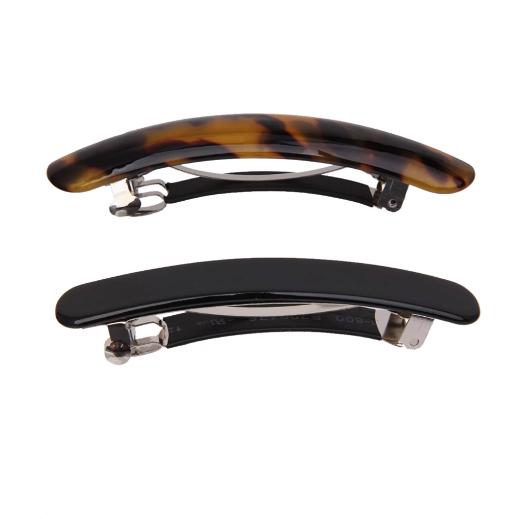 

2Pcs Fashion Womens Barrettes Acrylic French Hair Clips Headwear Hair Jewelry