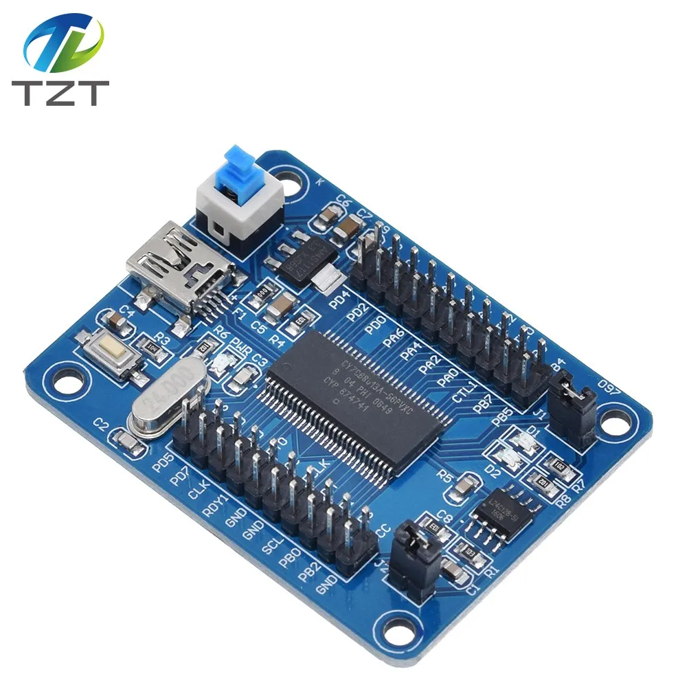Материнская плата TZT EZ USB FX2LP CY7C68013A с макетная логический анализатор