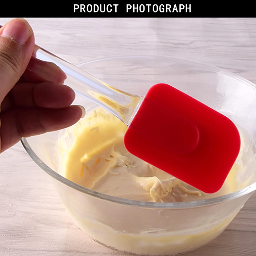 1 шт. новинка популярная силиконовая лопатка для торта крема масла скребок