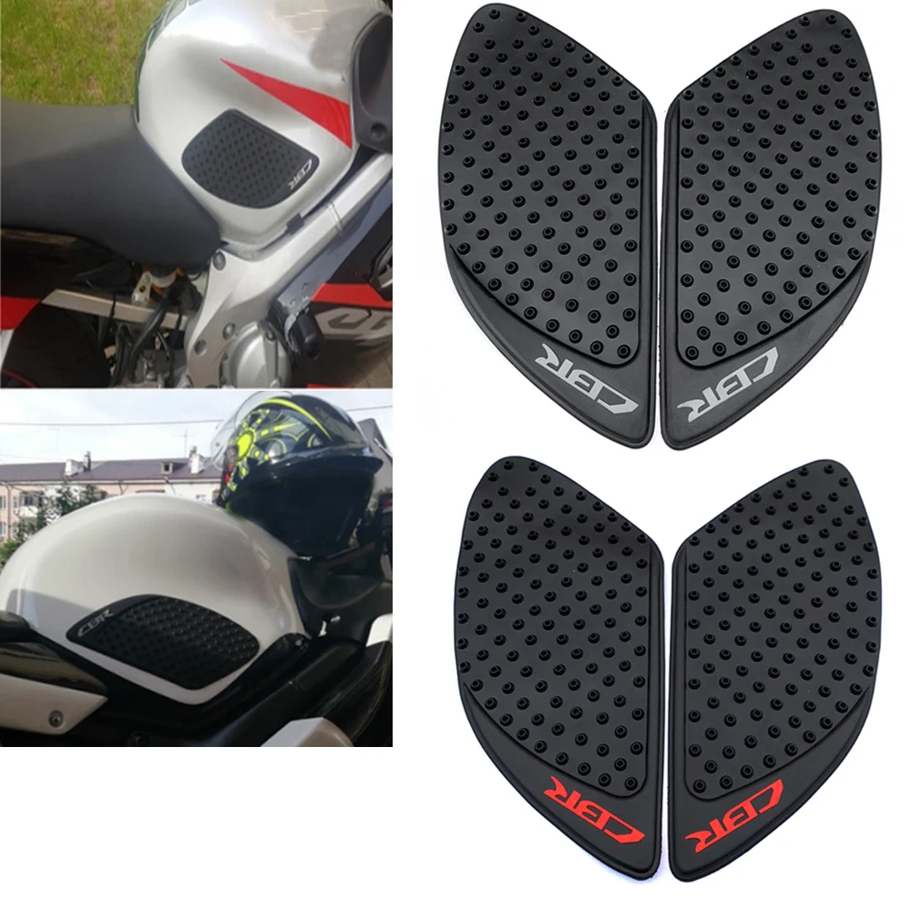 

Motorcycle Decals Tank Traction Pad Side Knee Grip Protector Rubber Decal Stickers for Honda CBR650f CBR 250R 600 1000RR