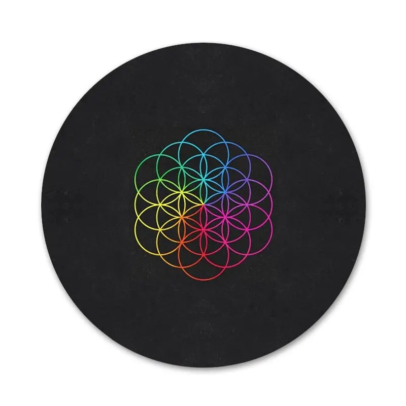 58mm Coldplay logo Brooch Pin Cosplay Badge Accessories For Clothes Backpack Decoration Gift | Дом и сад