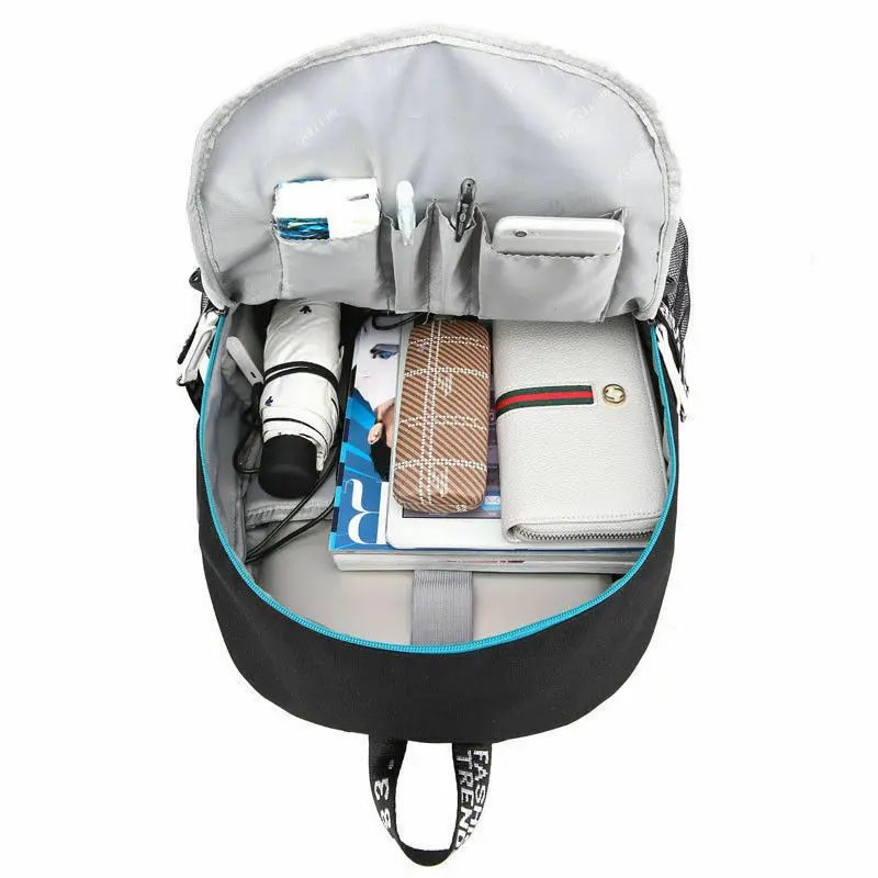 Приключения Джоджо: золотой ветер рюкзак школьные ранцы USB зарядка Интерфейс