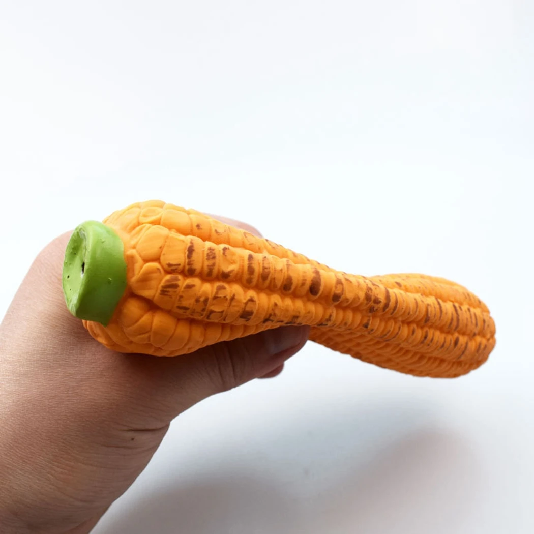 Жевательная игрушка для собак 2 шт. в форме кукурузы против укусов звуковая