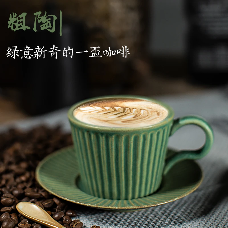 

Japanese Ceramic Tea Cup Set Environmentally Friendly Retro Cup Coffee Traditional Reusable Crockery Kubek Drinkware EB50BD