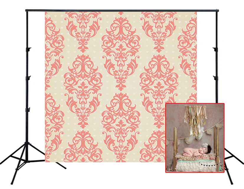 Фотография HUAYI детская фотобудка на день рождения фотография Розовый Дамаск
