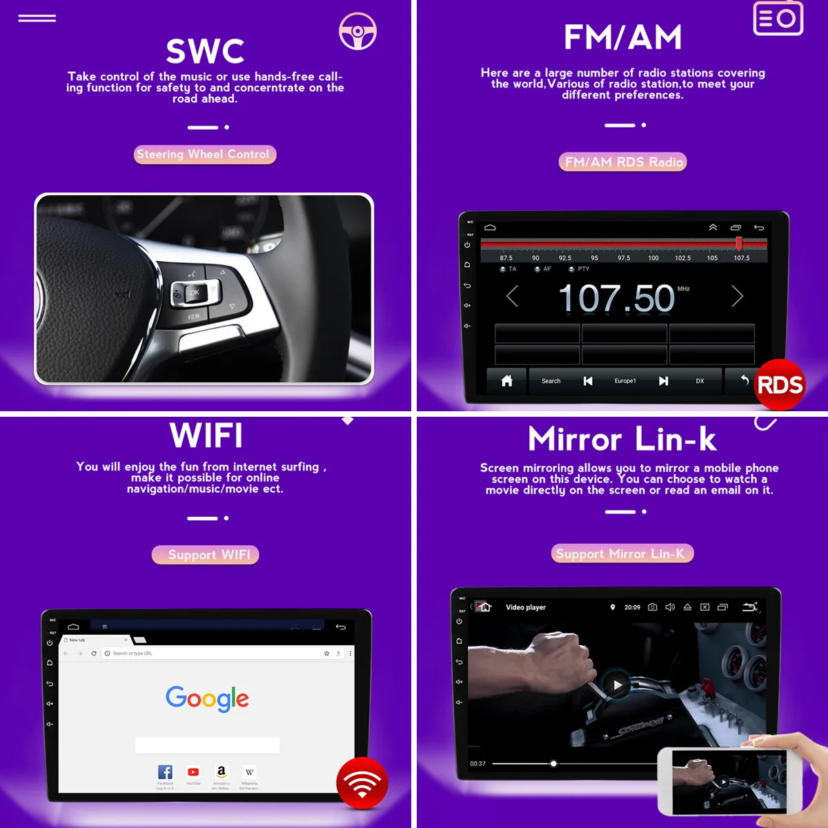 Автомагнитола 2 ГБ + 32 Android для старой Mazda 6 2004-2015 мультимедийный видеоплеер