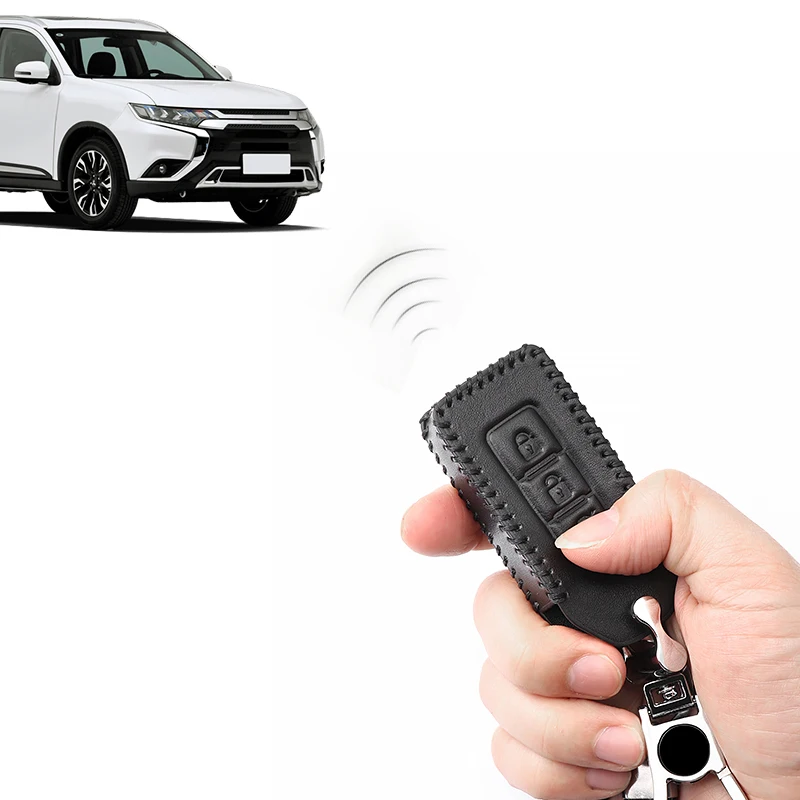 Натуральная кожа автомобиля MITSUBISHI Outlander чехол для ключа дистанционного