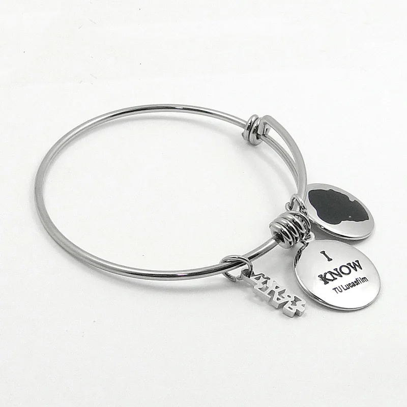 Браслет DICAYLUN из нержавеющей стали в стиле Звездных войн регулируемые модные