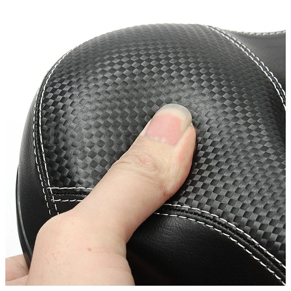 

Bicycle Cycling Saddle Mountain Bike Carbon Seat for Road MTB Bike Big Bum Comfort Soft Pad Leather Cushion