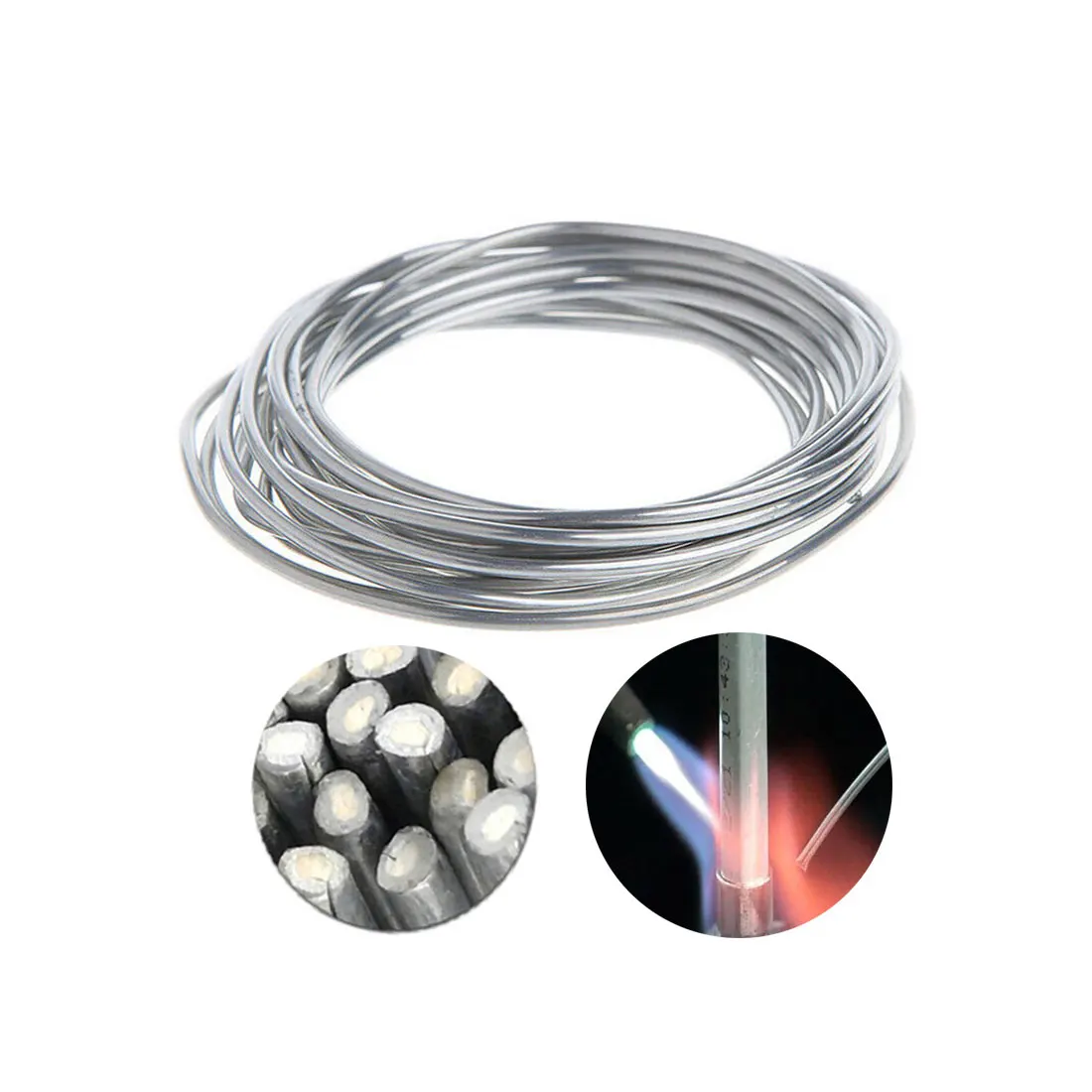 

Copper Aluminum Fux-cored Electrodes Welding Rods Easy Melt Weld Wire for Steel Copper Aluminum Iron Refrigerator Weld