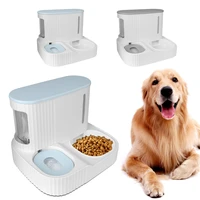 pet feeding machine 3l pet supplies dog automatic feeder with dry food storage cat food bowl cat drinking water bowl