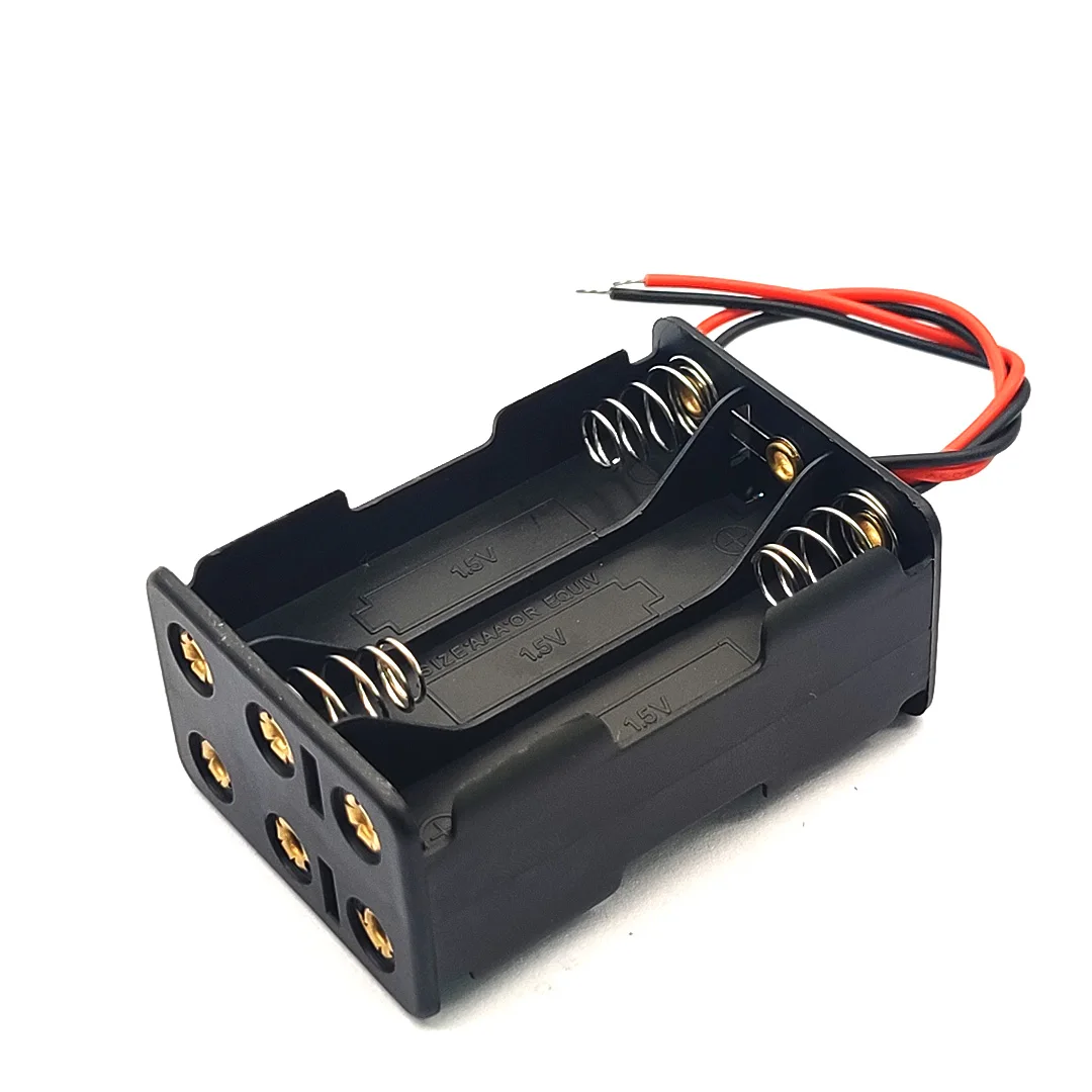 6 AAA 9V держатель батарейного отсека задняя крышка 6AAA чехол для аккумулятора