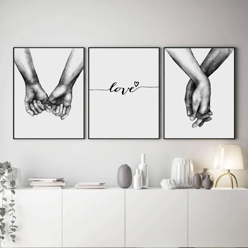 Настенная картина Love and Hand in | Дом и сад