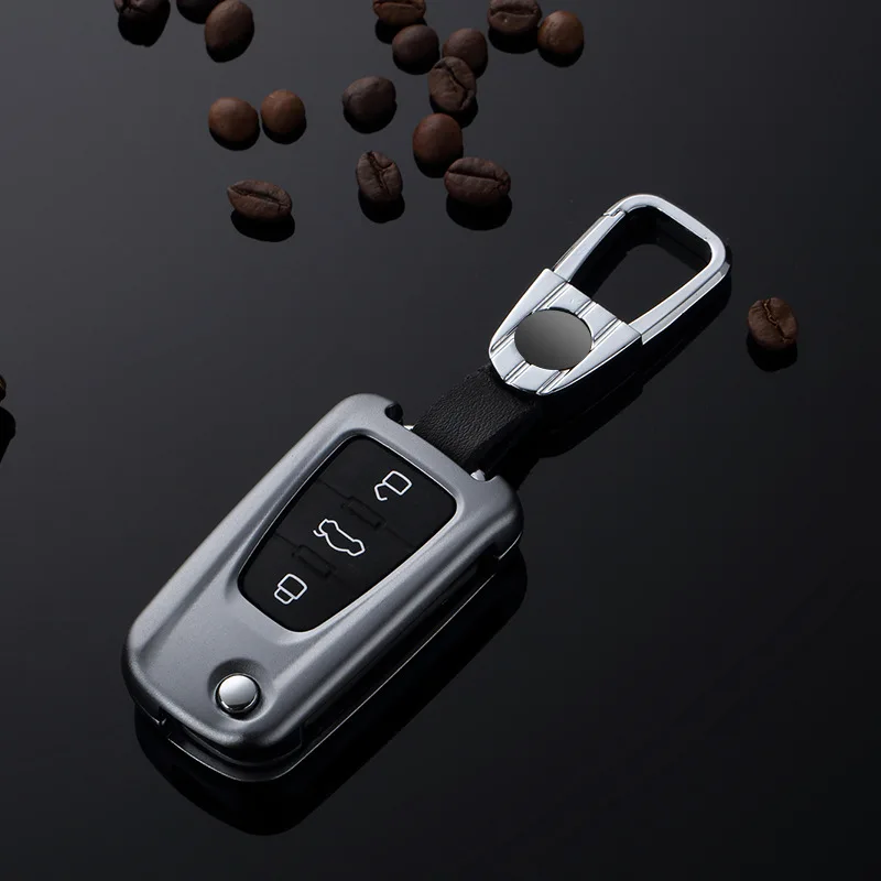 Алюминий брелок для автомобильных ключей чехол в виде ракушки сумка пульта