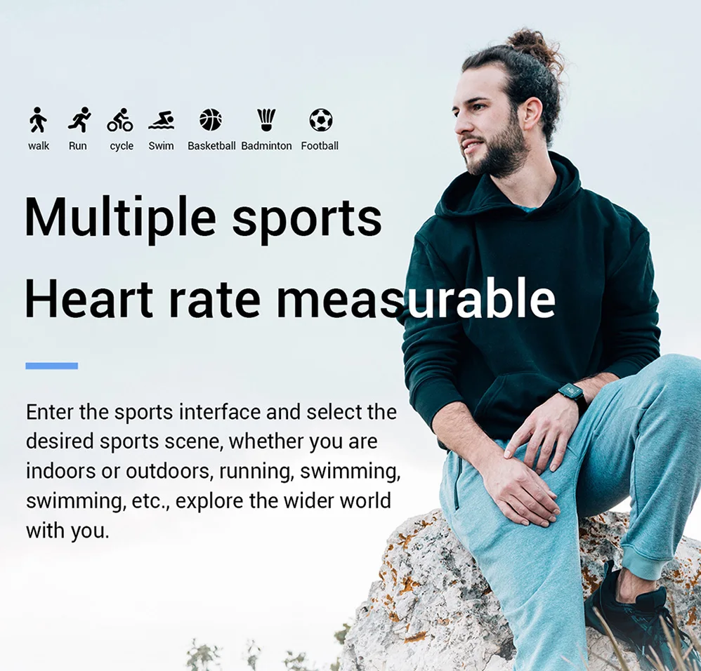 COLMI Smartwatch IP68 водонепроницаемый монитор сердечного ритма и артериального давления для мужчин и женщин фитнес-трекер для Apple IPhone Xiaomi PK B57