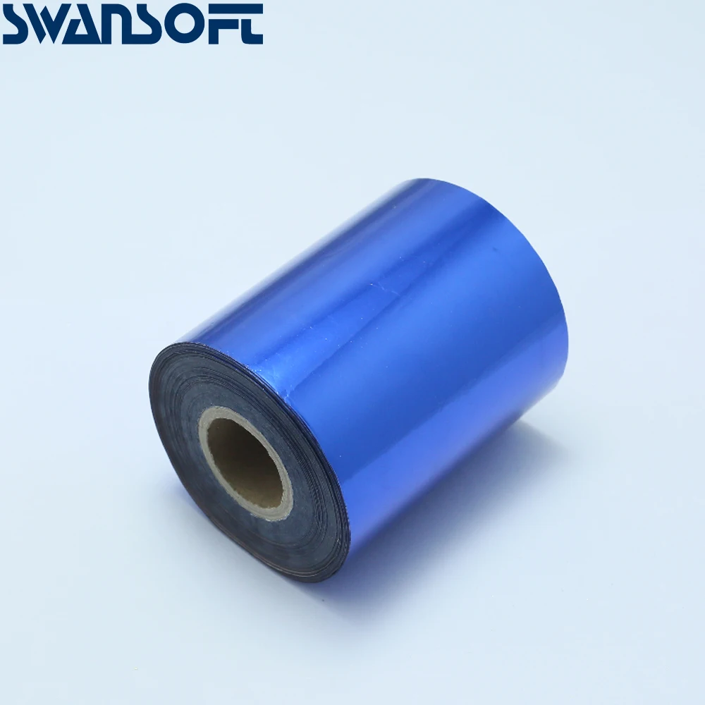 

Бумага для горячего тиснения SWANSOFT, синяя или зеленая фольга, 8 см * 120 м, подходит для штамповочной машины, логотип «сделай сам», серебристая и ...