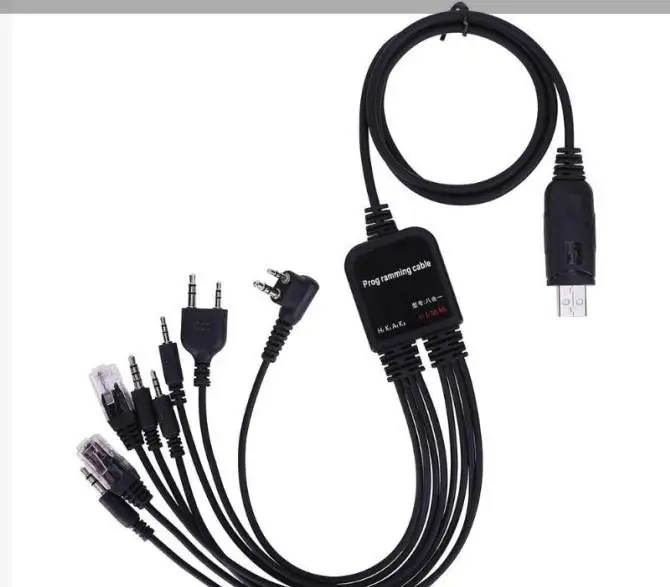 8 в 1 компьютерный USB Кабель для программирования kenwood baofeng motorola yaesu icom Handy walkie talkie car