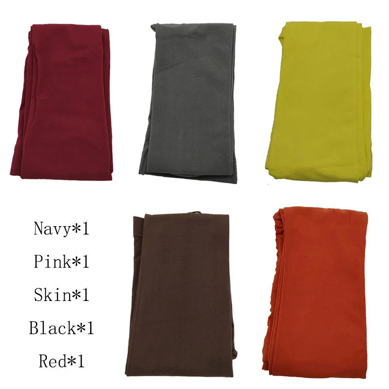 5Pcs Spring Autumn Winter Tights Women Calzas Candy Color Pantyhose Collant Female Thin Leg Medias Mujer Collants