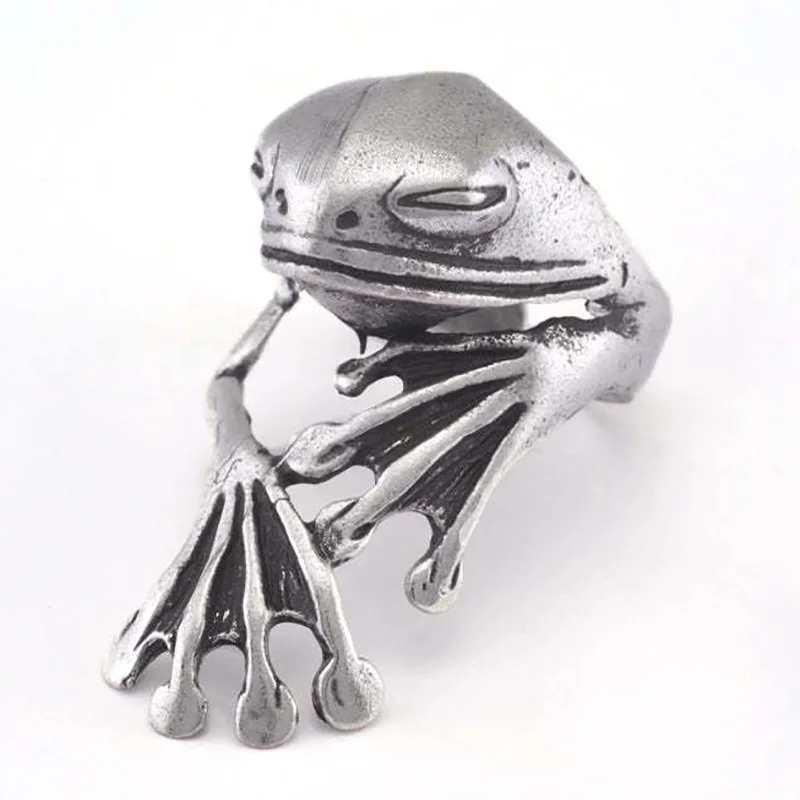 

Frog Animal Rings Resizable Adjustable Open Rings For Couple Men Lover Women Lady Girl Boy Male Valentine's Day Gift