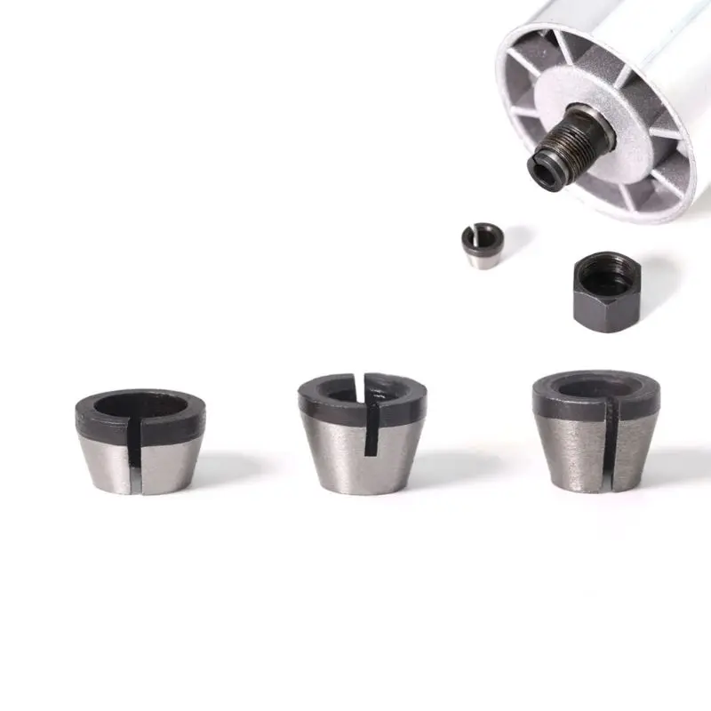

6mm 6.35mm 8mm Collet Chuck Adapter Engraving Trimming Machine Electric Router High Precision Dropship