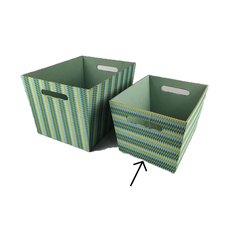 

Hot Style New Arriving With Handle Faux Leather Basket PU Container Household Sundries Organizer Storage Box