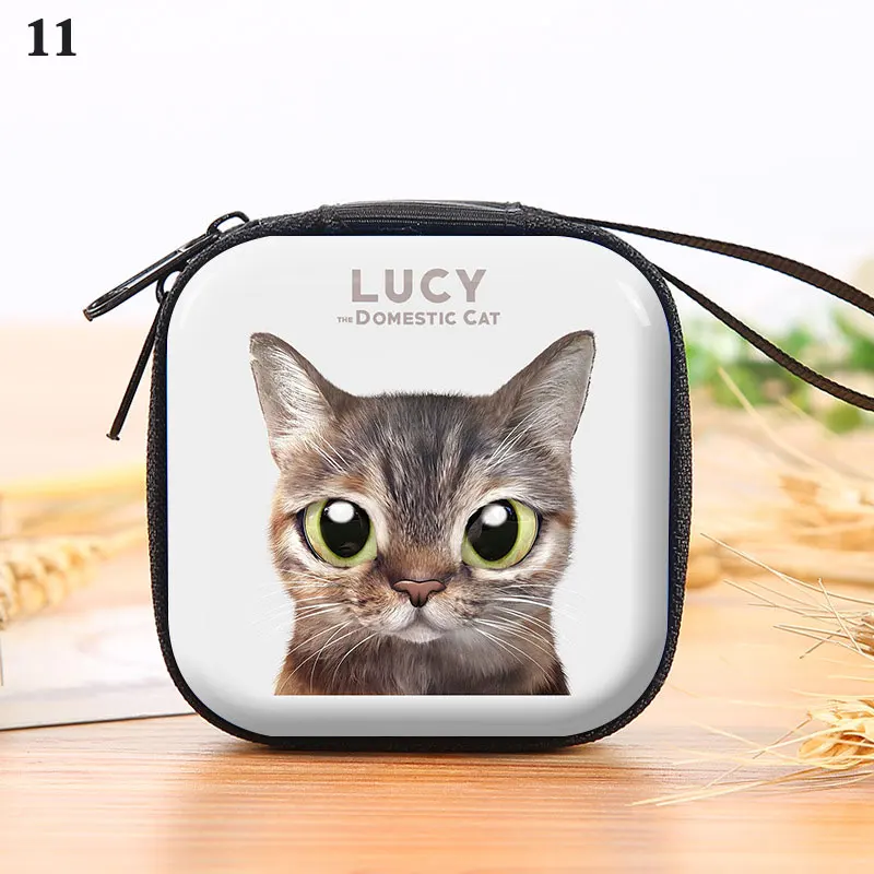 

Cartoon Creative Fruit Floral Coin Purse Mini Small Wallet Key Case Earphone Pocket Tinplate Coin Mony Storage Box Headphone Bag