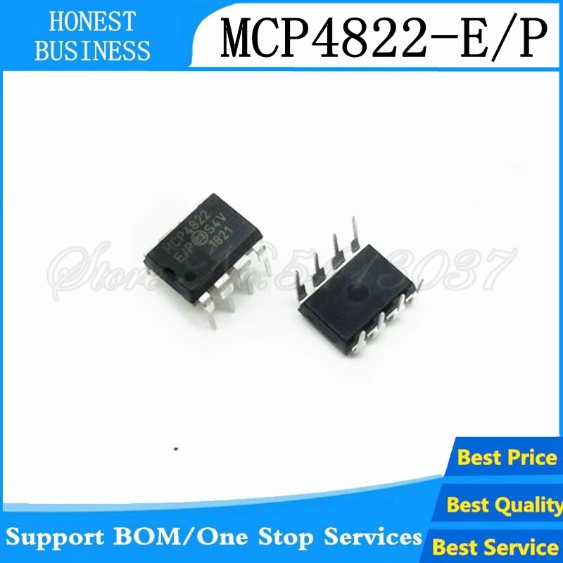 2 шт. MCP4822 E/P DIP 8 DIP8 MCP4822E в наличии Аксессуары для наушников 