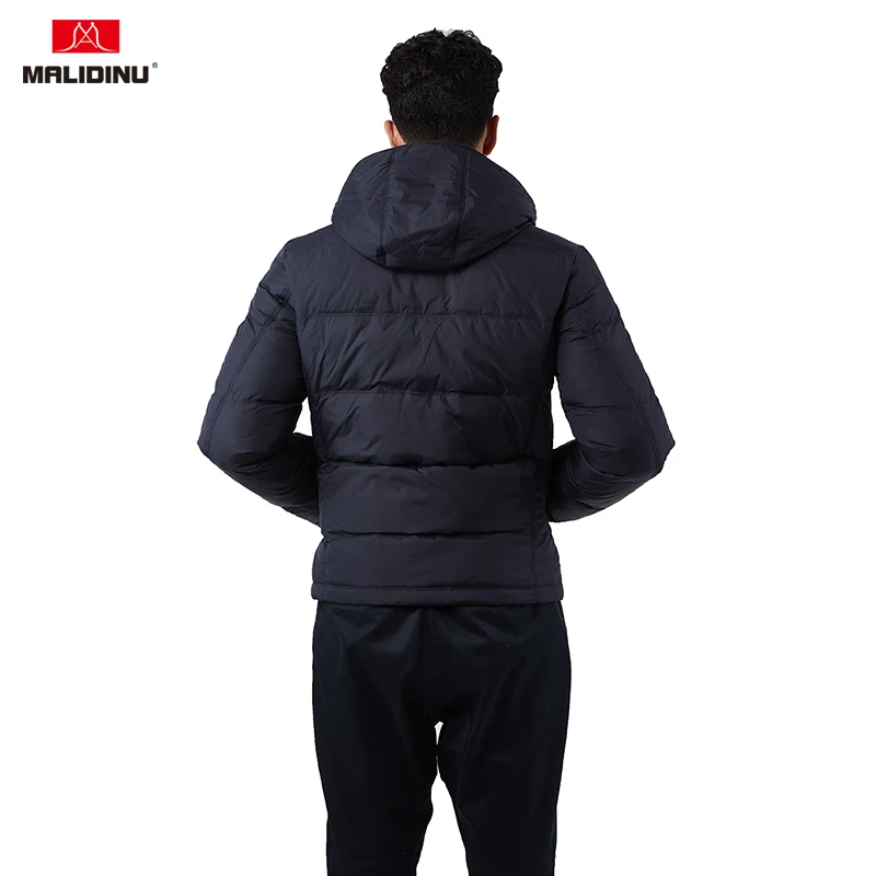 MALIDINU 2022 Men Down Jacket Brand Winter Down Coat Hooded Duck Down Jacket Men Winter Jacket Russian Size Men Fashions -30C