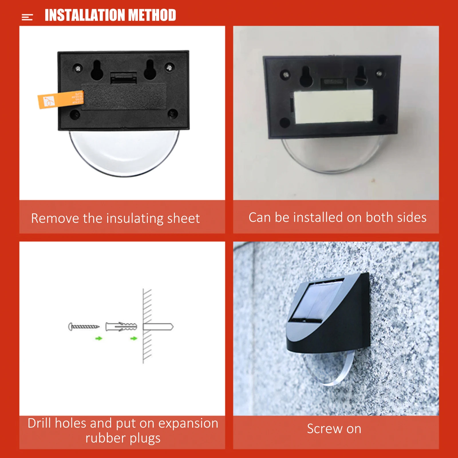 

Solar Powered Light LED Solar Power Lamp Garden Pathway Waterproof Outdoor Wall Lamp Solar Light For Gardens Patios Yards Stairs