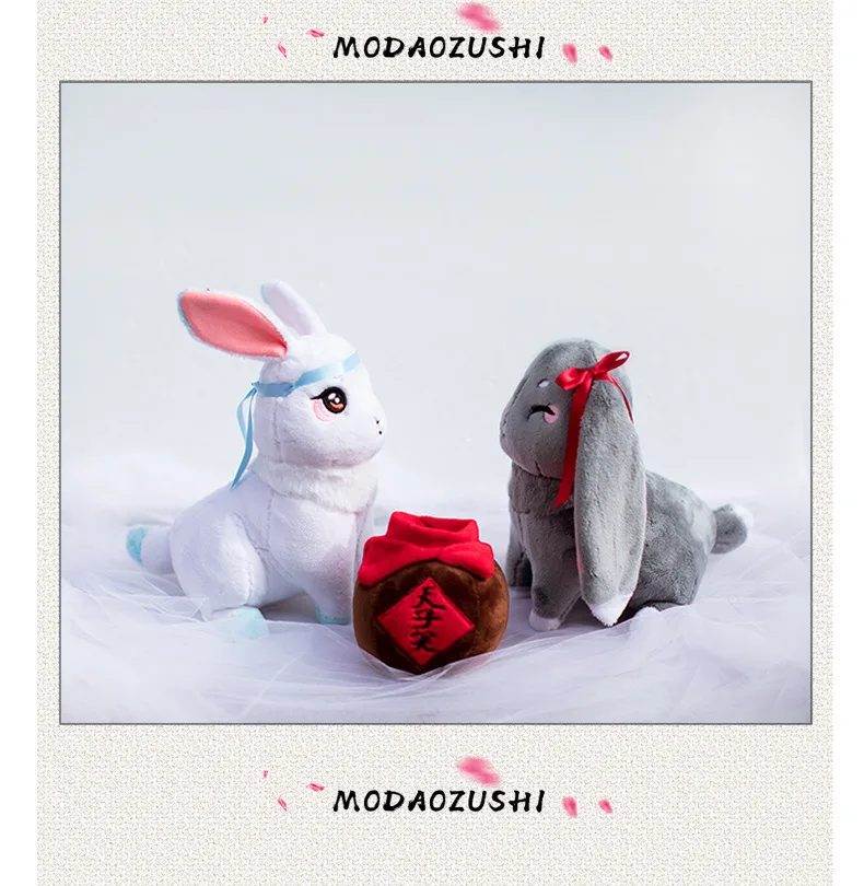 Mo Dao Zu Shi плюшевые куклы Wei Wuxian LanWangji милый мультфильм кролик косплей игрушки подарки аниме вокруг