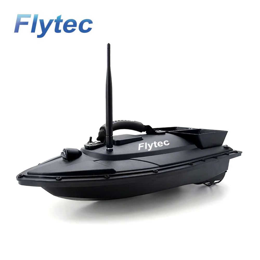 Black UK Plug Flytec 2011-5 интеллектуальная двойная приманка с дистанционным управлением рыбацкая лодка RC двойное тело бросок корма погружение RC приманка лодка игрушка - Цвет: Black UK Plug