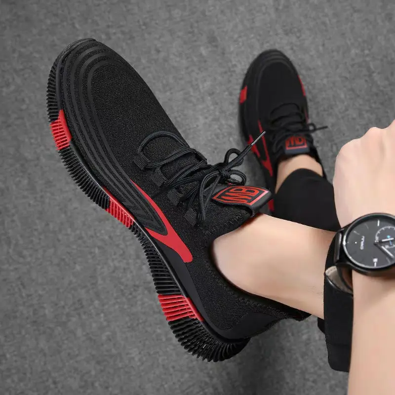 Men's Sports Casual Shoes Sneakers Summer Mesh Breathable Comfortable Running Black Shoes Daily Workout Walking Shoes designer