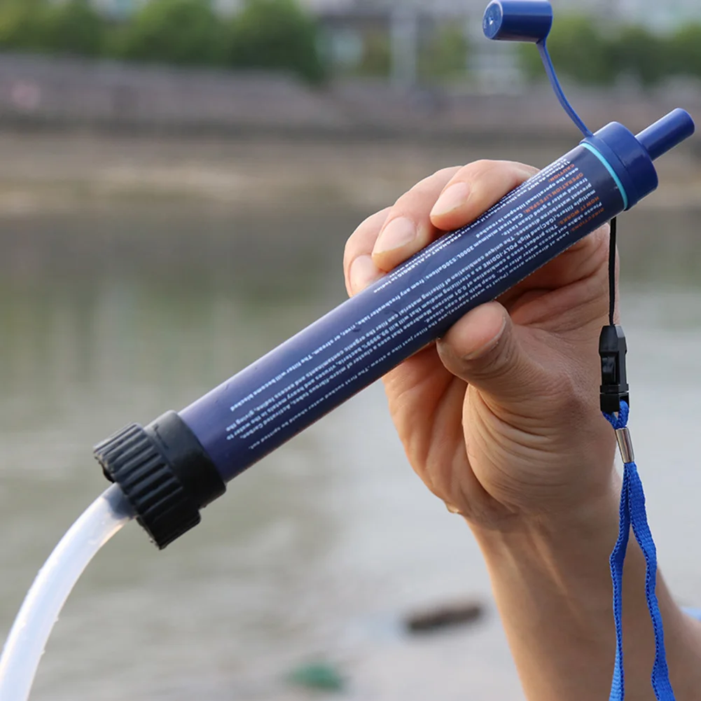 

Outdoor Water Purification Straw Lifesaving Net Emergency Water Tool 2000L Environmentally Friendly Camping Hiking Portable Tool