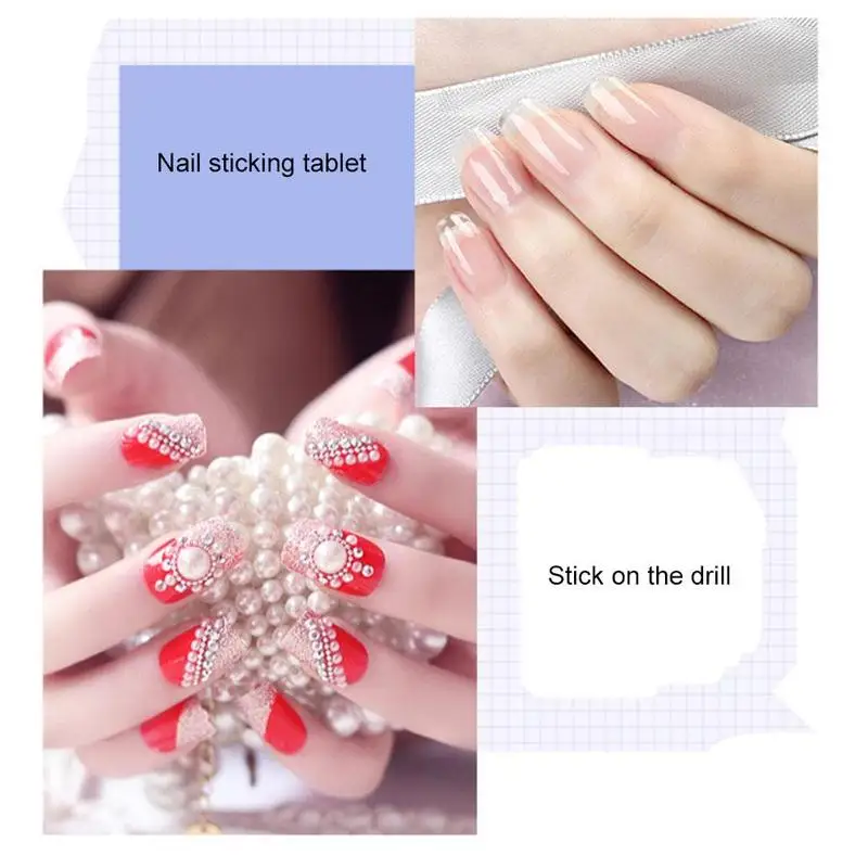 10g Nail Glue Nail Sticker Drill Fake Special Glue Jewelry Nail Drill Glue Adhesive Art Nail Tool Sticky Accessories Decora C5K6