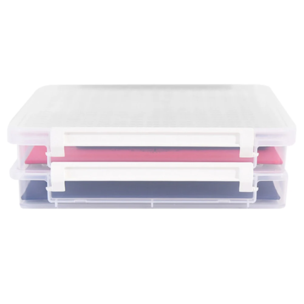 

Transparent File Storage Box Document Paper Storage Container Office Supplies C44