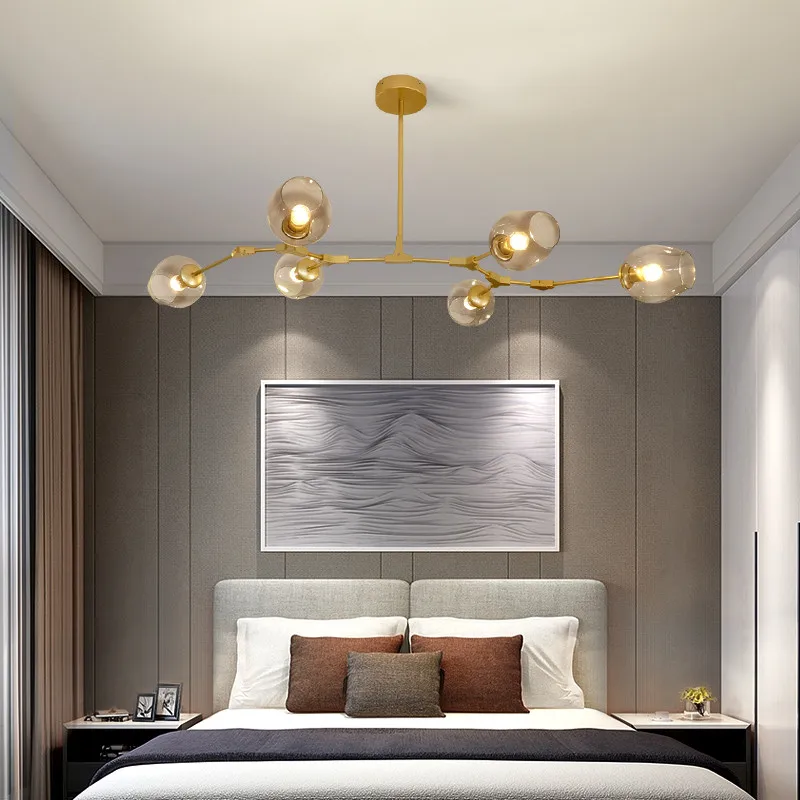 Пост модерн люстра промышленная лампа стеклянные Пузырьковые люстры освещение