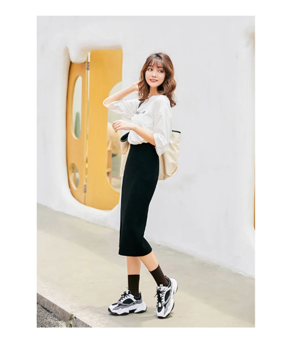 ZSRS Burgundy High Waist Bodycon Elegant Velvet Skirt Spring Fashion Pencil Office Lady Skirts For Women Midi Skirt